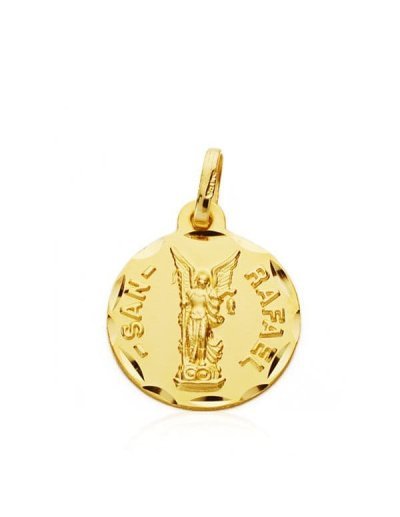 18K MEDALLA SAN RAFAEL 16 MM