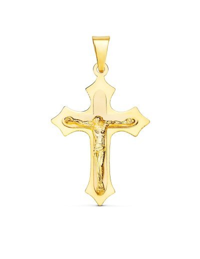 18K CRUZ CON CRISTO EN...
