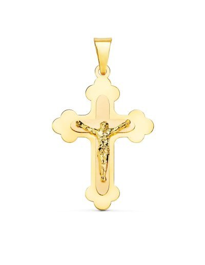 18K CRUZ CON CRISTO EN...