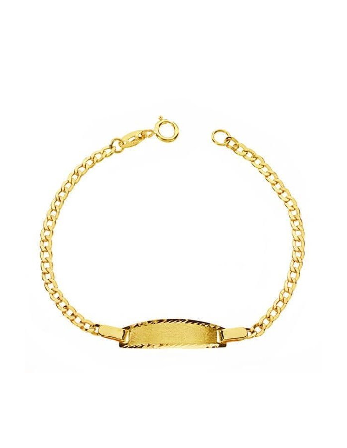 18K ESCLAVA BARBADA 14CM