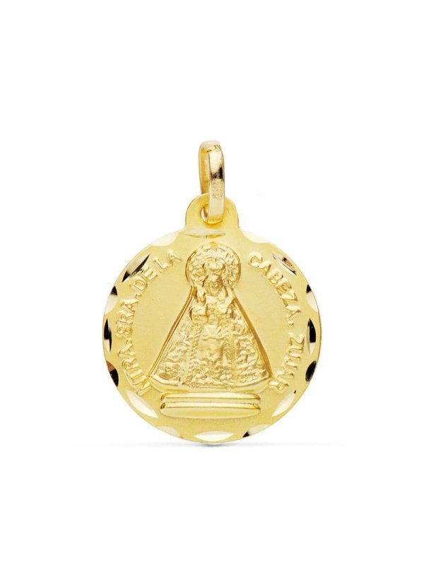 18K MEDALLA VIRGEN DE LA CABEZA DE...