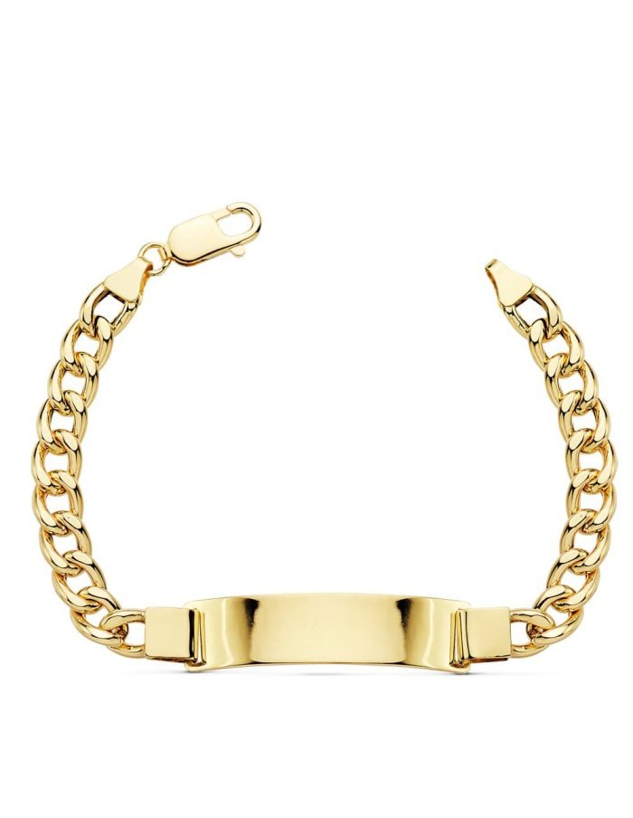 18K ESCLAVA ORO AMARILLO BARBADA...