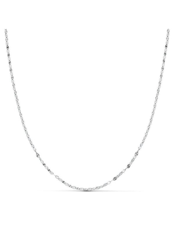 18K CADENA MACIZA ORO BLANCO...