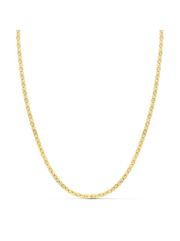 18K CADENA ORO AMARILLO FORZADA HUECA...