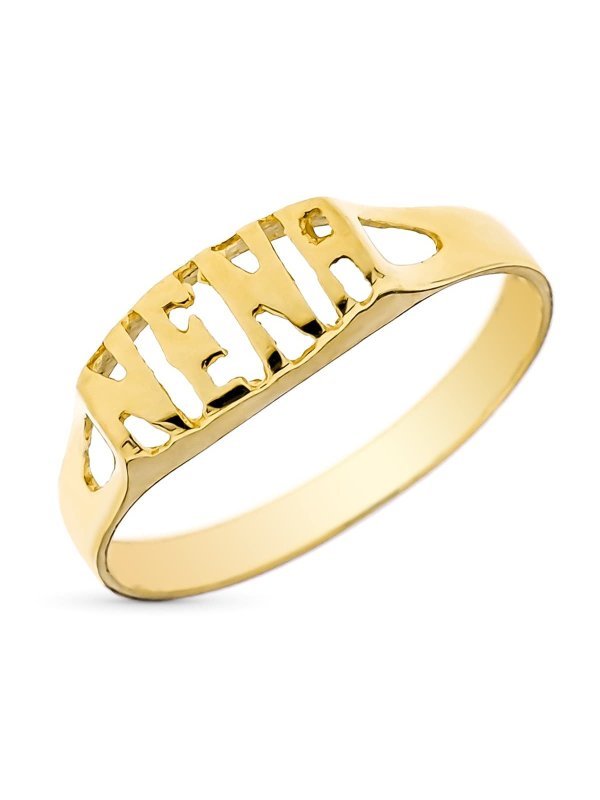 18K SELLO ORO AMARILLO NENA