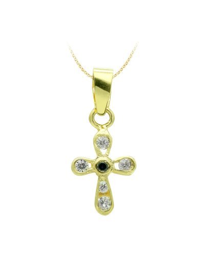 18K CRUZ ORO AMARILLO...