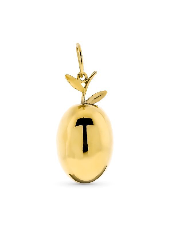 18K COLGANTE ORO AMARILLO ACEITUNA...