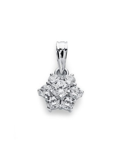 18K COLGANTE ORO BLANCO...