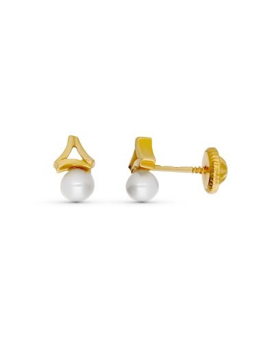 18K PENDIENTES ORO AMARILLO...