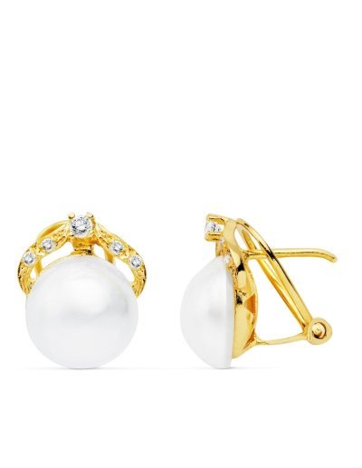 18K PENDIENTES ORO AMARILLO...