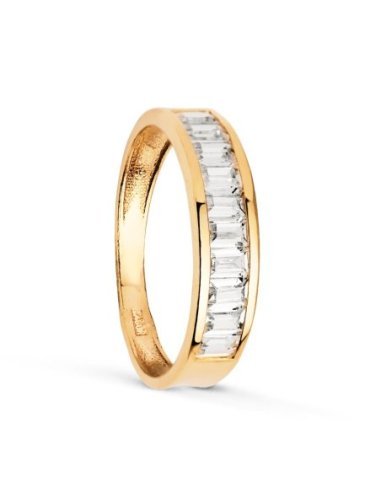 18K ALIANZA ORO AMARILLO CIRCONITAS...
