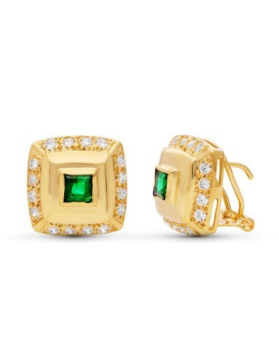 18K PENDIENTES ORO AMARILLO...