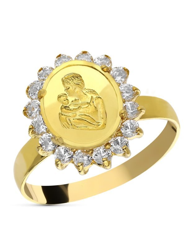 18K SORTIJA ORO AMARILLO MONEDA MADRE...