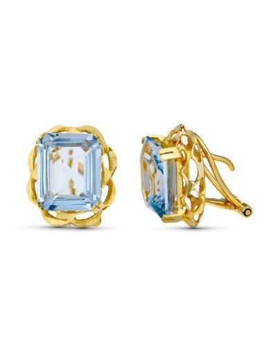 18K PENDIENTES ORO AMARILLO...