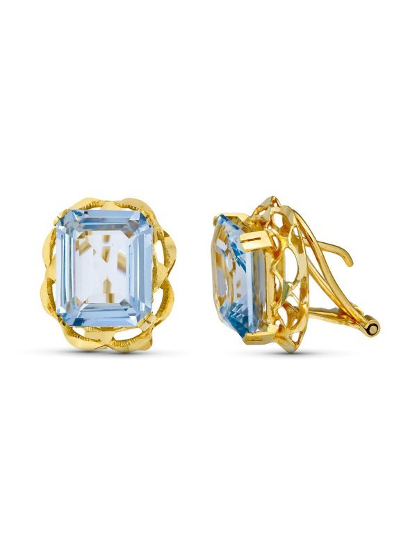 18K PENDIENTES ORO AMARILLO...