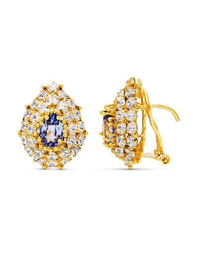 18K PENDIENTES ORO AMARILLO...