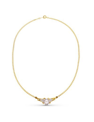 18K GARGANTILLA ORO BICOLOR...