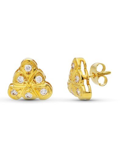 18K PENDIENTES ORO AMARILLO...