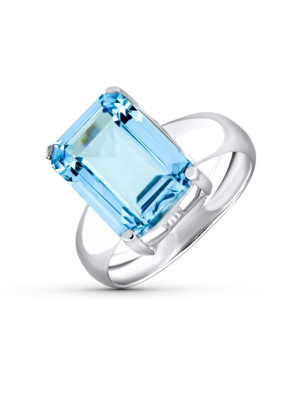 18K SORTIJA ORO BLANCO 1 PIEDRA