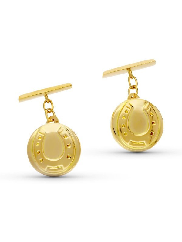 18K GEMELOS ORO AMARILLO REDONDOS...
