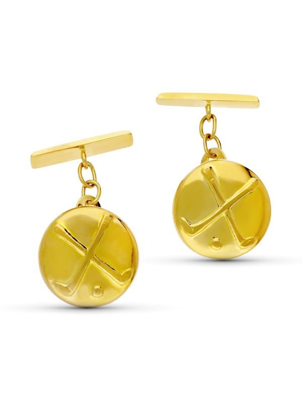 18K GEMELOS ORO AMARILLO REDONDOS...