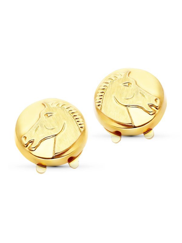 18K CUBREBOTON ORO AMARILLO CABALLO...