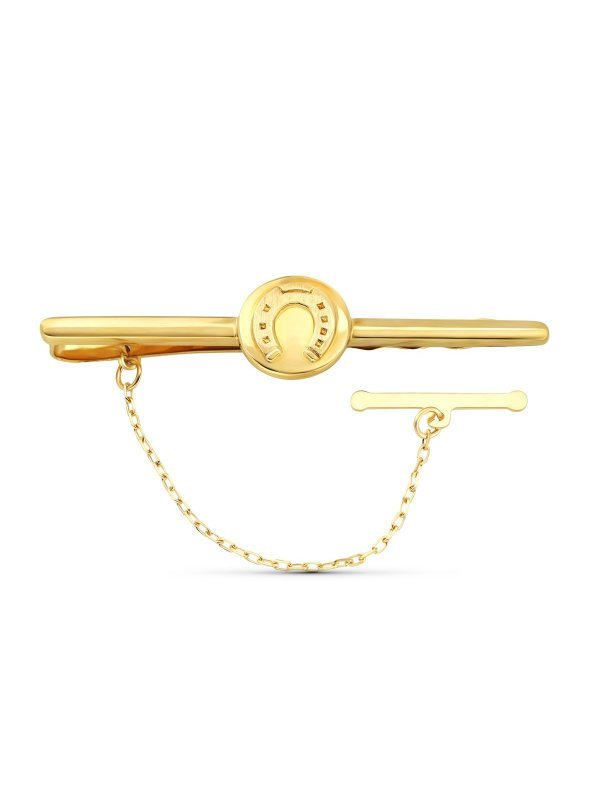18K AGUJA ORO AMARILLO HERRADURA