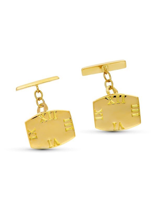 18K GEMELOS ORO AMARILLO BARRILETE...