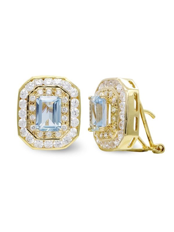 18K PENDIENTES ORO AMARILLO CUAJO...