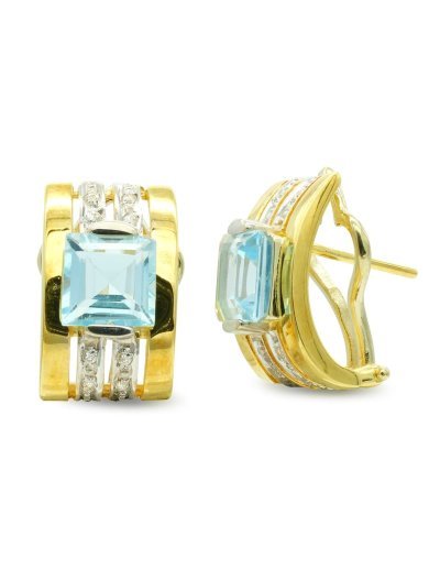 18K PENDIENTES ORO AMARILLO...
