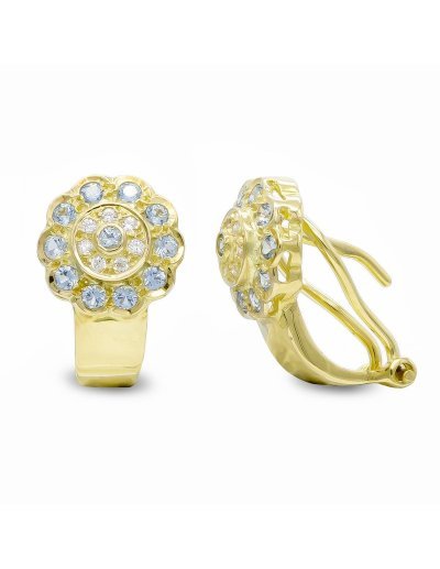 18K PENDIENTES ORO AMARILLO...