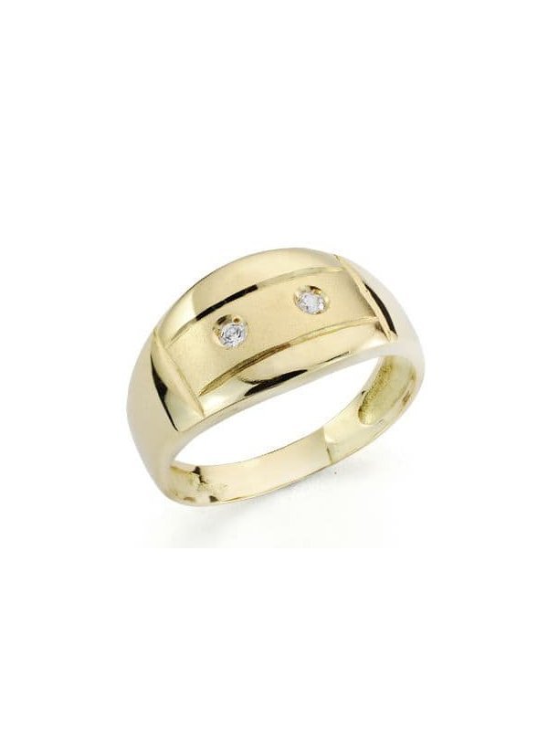 18K SORTIJA ORO AMARILLO CIRCONITAS