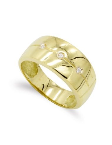 18K SORTIJA ORO AMARILLO CON CIRCONITAS