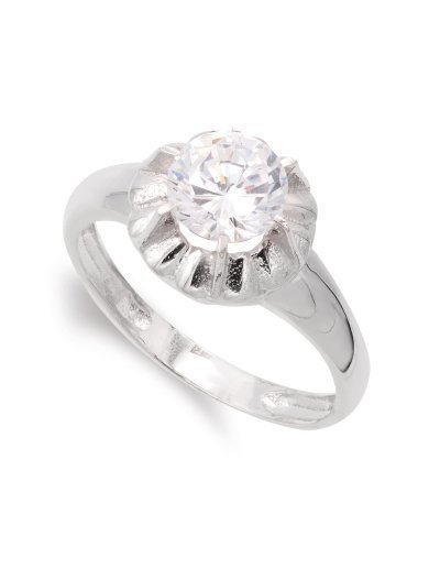 18K SORTIJA ORO BLANCO CON...
