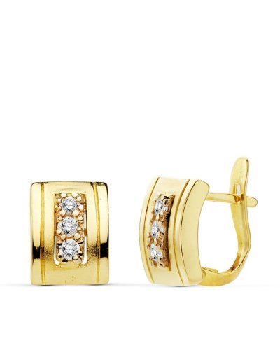 18K PENDIENTES ORO AMARILLO...