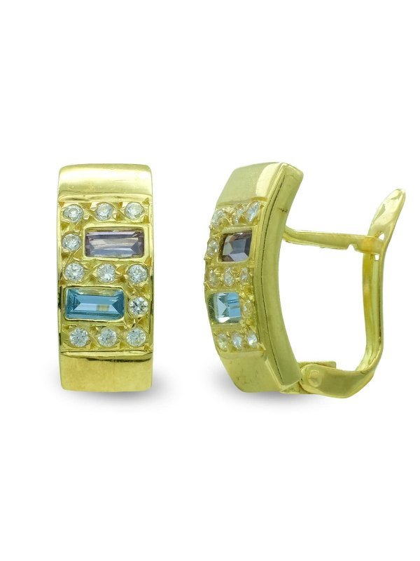 18K PENDIENTES ORO AMARILLO...