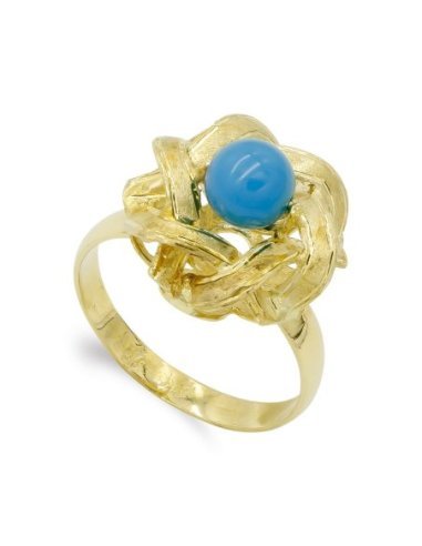 18K SORTIJA ORO AMARILLO RAMAS Y...