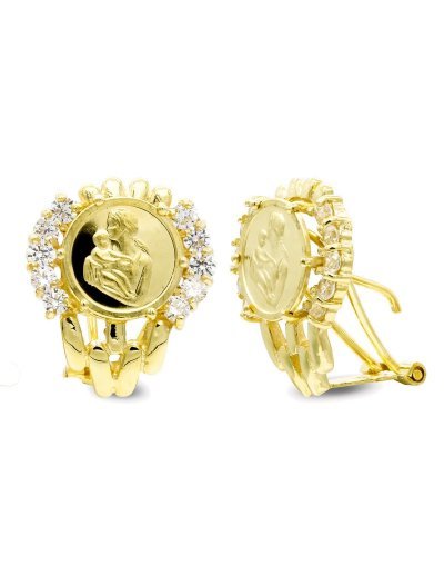 18K PENDIENTES ORO AMARILLO...