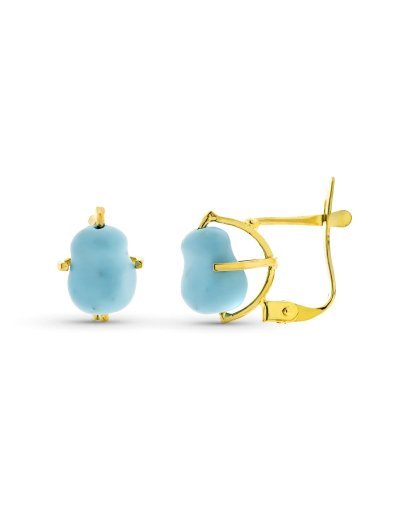 18K PENDIENTES GARRA...