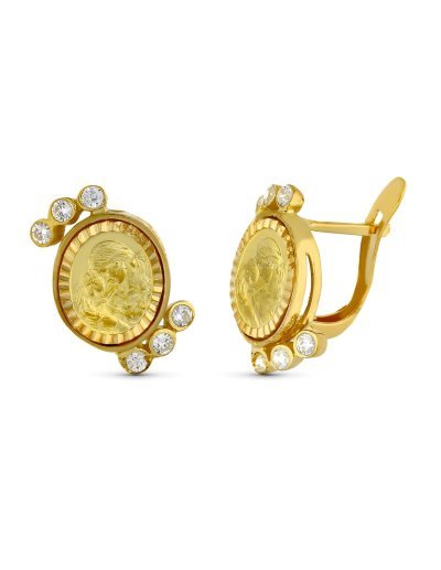 18K PENDIENTES ORO AMARILLO...