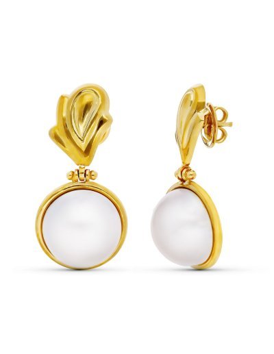 18K PENDIENTES ORO AMARILLO...