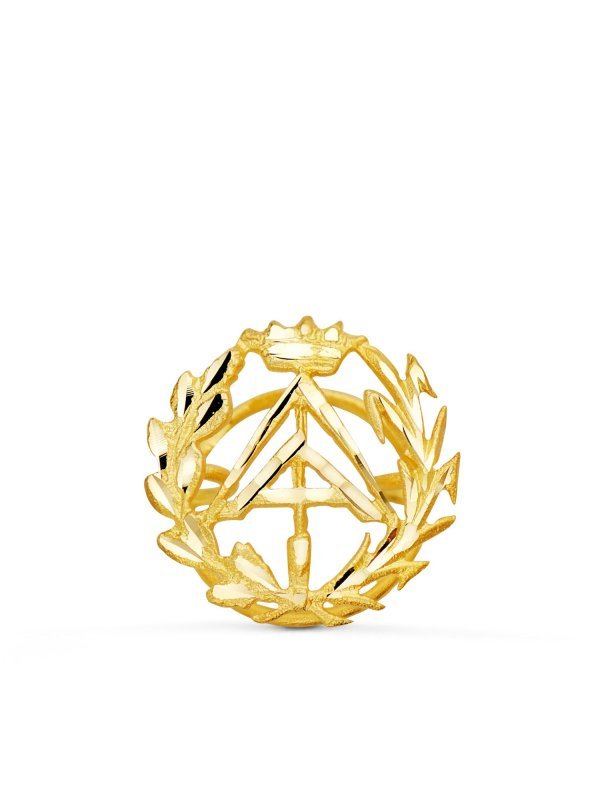 18K INSIGNIA ORO AMARILLO APAREJADOR...