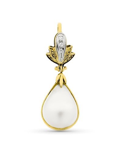 18K COLGANTE ORO BICOLOR...