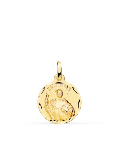 9K MEDALLA ORO AMARILLO SAN...