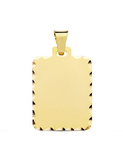 9K CHAPA RECTANGULAR MATE...
