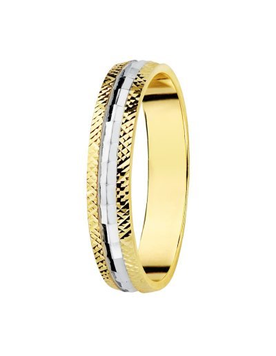 9K ALIANZA ORO BICOLOR...