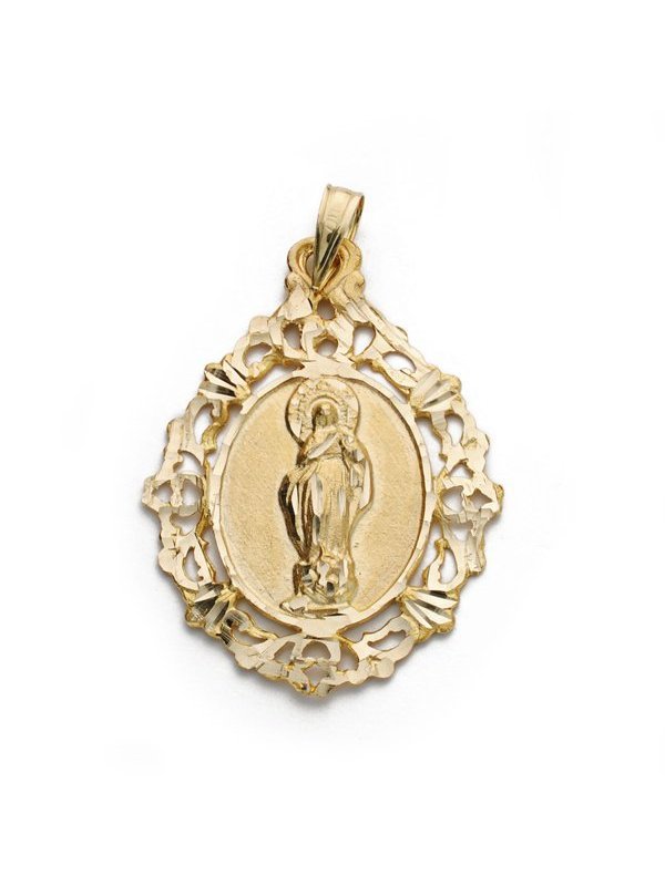9K MEDALLA VIRGEN INMACULADA 9K 31X23MM