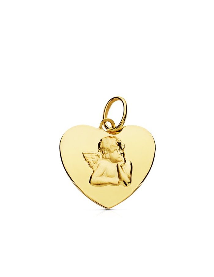 9K CORAZON ORO AMARILLO ANGEL 9K...