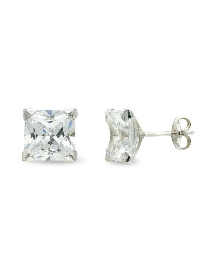 9K PENDIENTES ORO BLANCO...