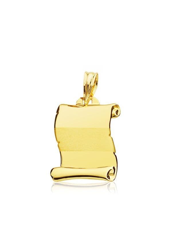 9K PERGAMINO ORO AMARILLO 20X14 MM